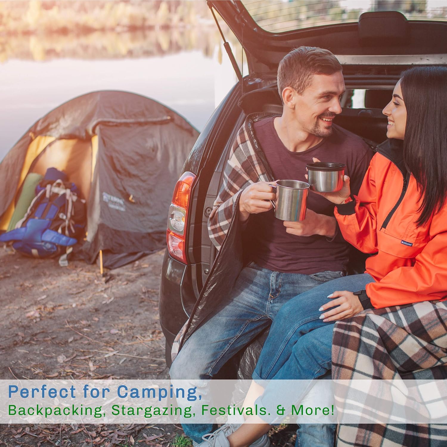 Sleeping Bag - 32F Comfort Rated 3-Season Envelope-Style Sleep Bag with Hood for Backpacking, Hiking, and Camping by Wakeman - Image 7